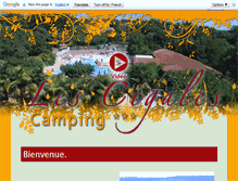 Tablet Screenshot of camping-cigales-ardeche.com